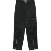 Kelnės moterims, Juoda, Sateen cargo pant