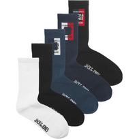 Kojinės vyrams, Juoda, JACCOLOR BLOCK SOCKS 5