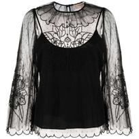 Palaidinės moterims, Juoda, BLUSA
