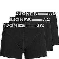 Ilginti apatiniai vyrams, Juoda, SENSE TRUNKS 3-PACK NOOS
