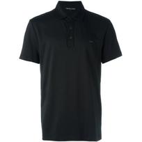 Polo marškiniai trumpos rank. vyrams, Juoda, Sleek polo shirt