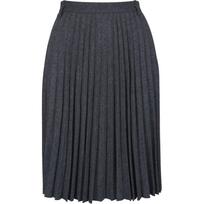 Midi sijonas moterims, Pilka, Herringbone midi skirt