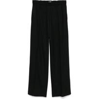 Kelnės moterims, Juoda, Drawstring pull on pant