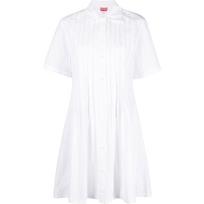 Mini suknelė moterims, Balta, Short shirting dress