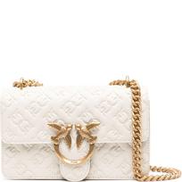 Rankinė per petį moterims, Balta, Love one mini shoulder bag