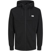 Džemperis vyrams, Juoda, JCOAIR SWEAT ZIP HOO