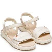 Basutės mergaitėms, Smėlio, Puffypop sandals