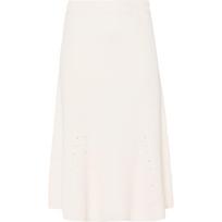 Midi sijonas moterims, Balta, Skirt linen blend