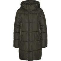 Pūkinis paltas moterims, Chaki, Nova coat boo