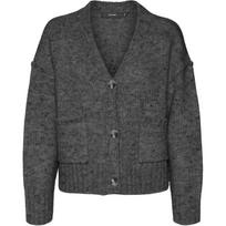 Kardiganas moterims, Pilka, Ingrid v-neck cardigan