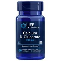 Life Extension Kalcio D-gliukaratas 200 mg - 60 kapsulių