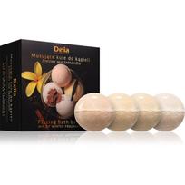 Delia Cosmetics Fizzing Bath Bombs Winter Mix dovanų rinkinys voniai 4x100 g