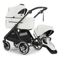 Emmaljunga Sento LUX Polar White Leatherette 2in1 Universalus vežimėlis