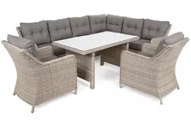 Kampinis lauko baldų komplektas California Beige