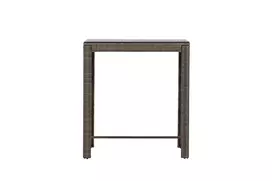 Lauko baro staliukas Alo, 60,5x100x110,5 cm, Juoda