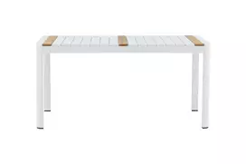 Lauko stalas Togo, 150x90 cm, Balta/Akacija