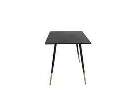 Valgomojo stalas Dipp - 120 cm - Juoda