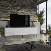 TV staliukas ABI, matinė balta