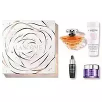 Rinkinys moterims Lancôme Trésor EDP 100 ml + valomasis pienelis 50 ml + serumas 7 ml + kremas 15 ml