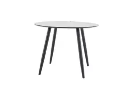 Valgomojo stalas Plaza - ø100xH75cm, Juoda