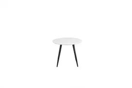 „Plaza“ apvalus Valgomojo stalas ø60 XXS – baltas / juodas