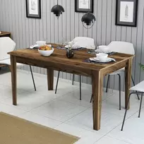 Valgomojo stalas, Hanah Home, Riešutas, 145 x 75 x 88, cm
