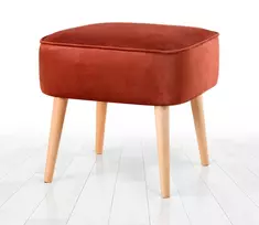 Pufas Hanah Home Moouv, plytelių raudona, 45 x 43 x 45