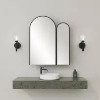 Vonios spintelė, Hanah Home, juoda, 12 x 45 x 50, cm