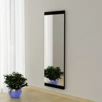 Veidrodis, Hanah Home, juodas, 40 x 120 x 2,2, cm