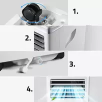 Aiwa AIWA-PAC10Y2 Portable Air Conditioner