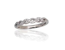 Sidabrinis žiedas Diamond Sky "Namejs IV" DS01G350
