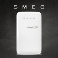 Šaldytuvas - mini baras Smeg FAB5LWH6 - Užsakomoji prekė