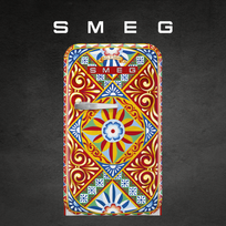 Šaldytuvas - mini baras Smeg X Dolce&Gabbana FAB5RDGC6 - Užsakomoji prekė
