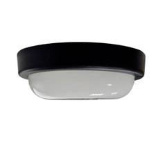 LED lauko lubinis šviestuvas 8 W / 230 V / 4200 K Ø 14 cm IP64 juodas