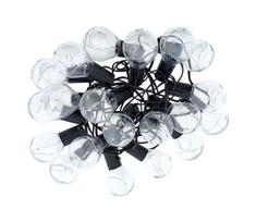 LED lauko dekoratyvinė girlianda 20xLED/0,075W/230V 5,8 m IP44 juoda