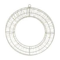 Elektrinė LED dekoracija ŽIEDAS, IP44, 480 LED, šiltai baltos sp, 6/18val. laikmatis ø38cm
