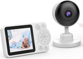 Kūdikių monitorius Kūdikių kameros monitorius 2,8 colių LCD ekranas Kūdikių monitorius Vaizdo kūdikių stebėjimas 2,4 GHz temperatūros jutiklis VOX dvikryptis ryšys Naktinis matymas 480p 4X priartinimas Nėra "WiFi" Nėra programėlės