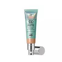 „It Cosmetics“ „CC Natural Matte“ kreminis makiažo pagrindas su SPF 40, atspalvis „Neut Medium“, 32 ml