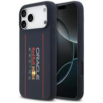 Red Bull Silicone Oversize Vertical Logo MagSafe Case for iPhone 17 Pro Max, Grenadier
