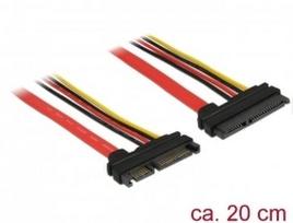 Delock SATA extension cable installed, 20 cm (84362)