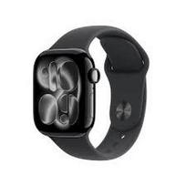 Apple Watch Series 11ÂGPSÂ42mmÂJet Black Aluminium Case with Black Sport Band - S/M