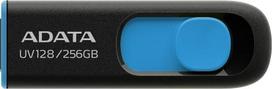 Adata | USB Flash Drive | UV128 | 256GB | USB 3.2 Gen1 | Black/Blue