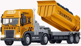 KLX - Die-cast truck w/dumper, friction, light & sound (534679)