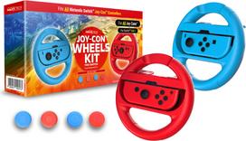 Maxx Tech - Joy-Con Wheels & Grip Kit for Nintendo Switch 2/1