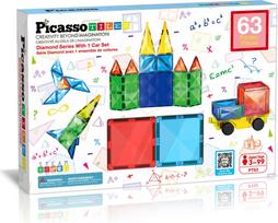 Picasso Tiles - Diamond Series Set (63 pcs) (PT63)