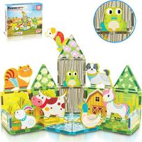 Picasso Tiles - Farm themed set with 8 animals (26 pcs) (PTQ27)