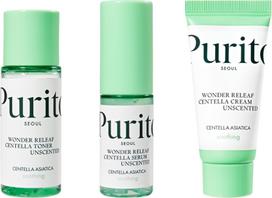 Purito Seoul - Wonder Releaf Centella Mini Kit Unscented - Mini