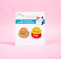 Squishmallows - Pin Badges Carl & Floyd - 1.5 inches