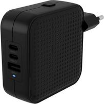 Targus Hyper - HyperJuice 70W USB-C GaN Travel Charger (3C+1A) - Black