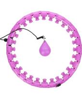 HHW12 PLIUS DYDŽIO VIOLETINIS HULA HOOP LANKAS SU SVORIU HMS